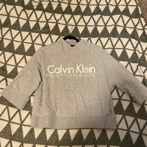 I am selling a gray Calvin Klein performance sweatshirt.